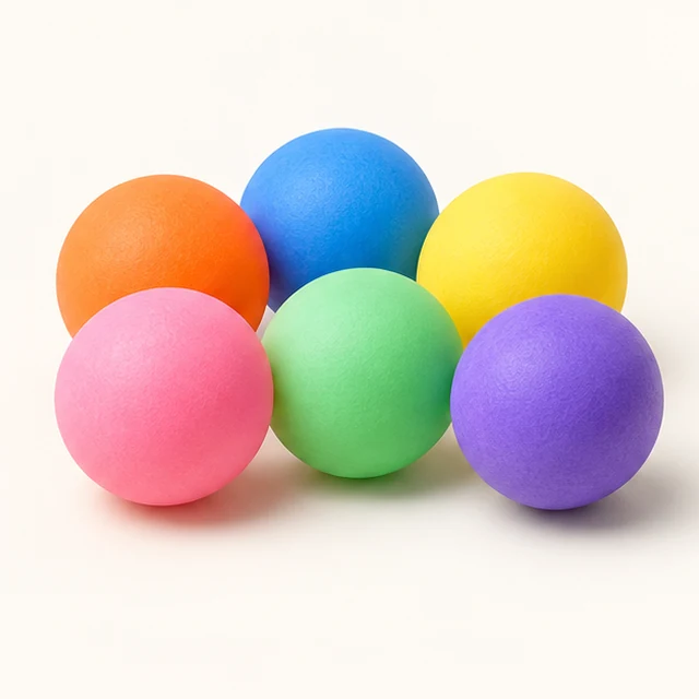 Bunte Tischtennisbälle