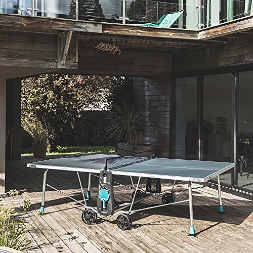 CORNILLEAU 200X Outdoor Tischtennistisch in Turniermaßen, blau