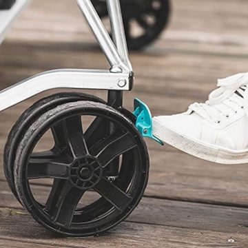 Stabile Cornilleau 400X Outdoor Tischtennisplatte mit Rollen