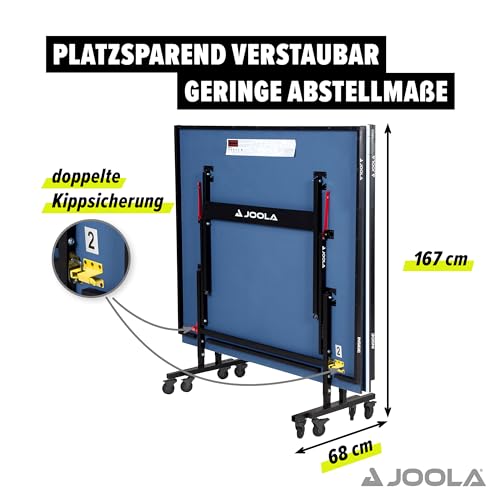 JOOLA Inside 15 klappbare Tischtennisplatte für Indoor-Spiele