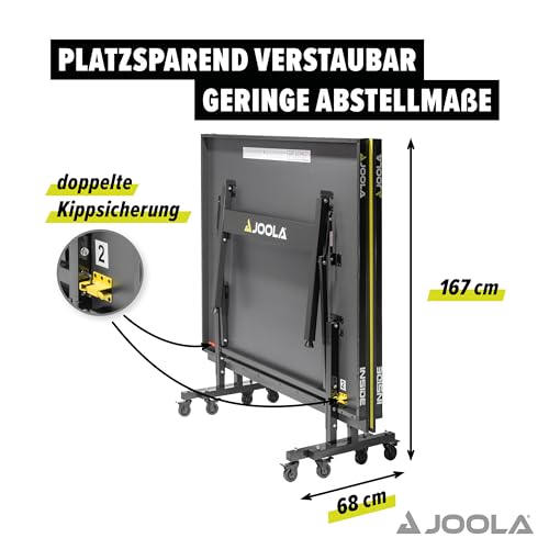 Klappbare JOOLA Tischtennisplatte Inside für Indoor-Spiele